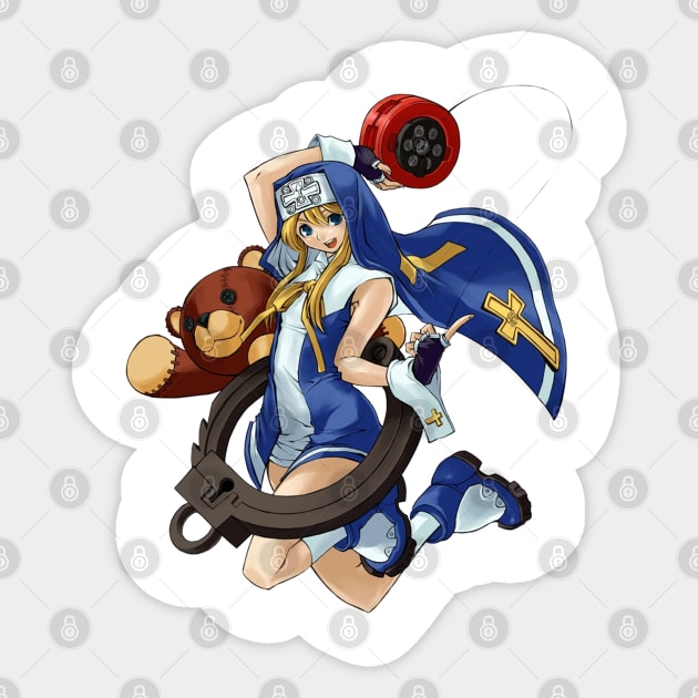 Bridget Guilty Gear Sticker by abdul rahim